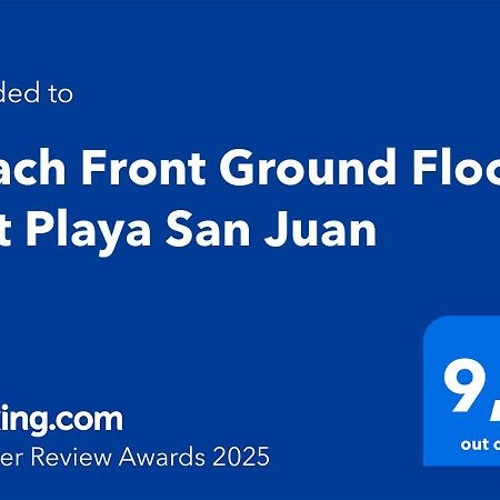 Beach Front Ground Floor Flat Playa San Juan El Campello Luaran gambar